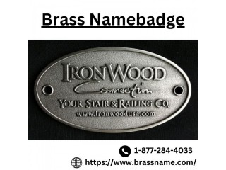 Brass Namebadge