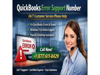 QuickBooks Error Support Number – Get 24/7 Expert Help Now