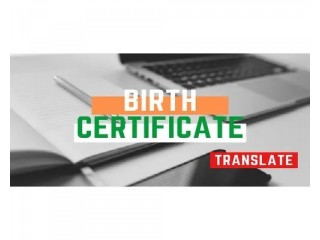Translate Birth Certificate