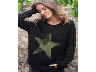 Wooden Ships Star Sweater