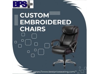 Custom Embroidered Chairs