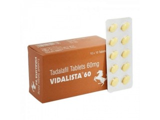 Vidalista 60 mg- Boosts your confidence in Bedroom